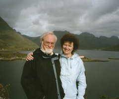 John and Monica McCabe. Lofoten Islands, Norway. Photo © 2010 Gillian McCabe